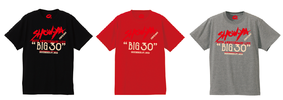 30th Anniversary LIVE 『SHOW-YA BIG 30』グッズラインナップ大公開！先行物販実施！ | SHOW-YA  オフィシャルサイト